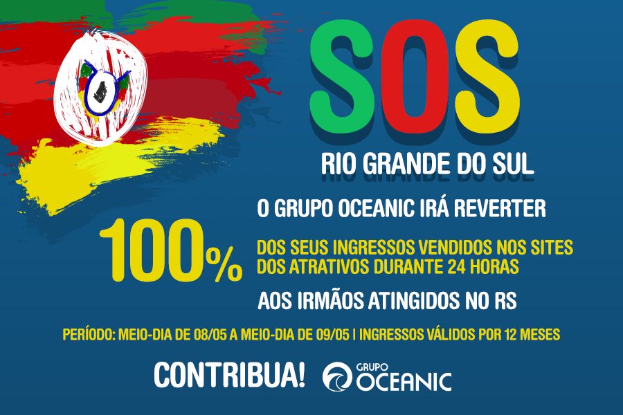Grupo Oceanic arrecada valores de vendas online para ajudar o Rio Grande do Sul